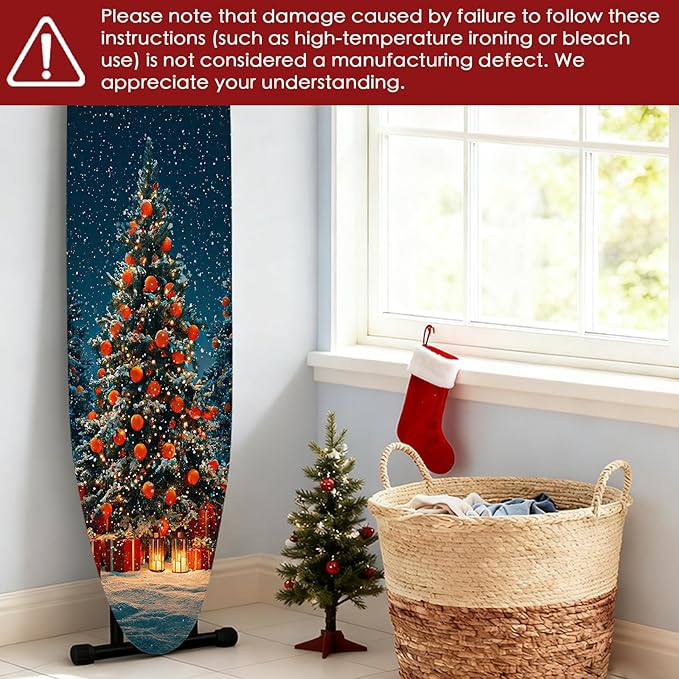 Nuxovilar Ironing Board Covers Winter Tree - Image 6