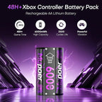 Rechargeable AA Batteries Lithium 8x3000mWh, Xbox Controller Battery Pack - Image 5