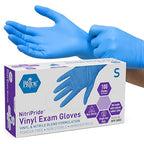 MED PRIDE Nitrile/Vinyl Blend Exam Gloves, Powder-Free, Latex-Free, Disposable by MEDPRIDE