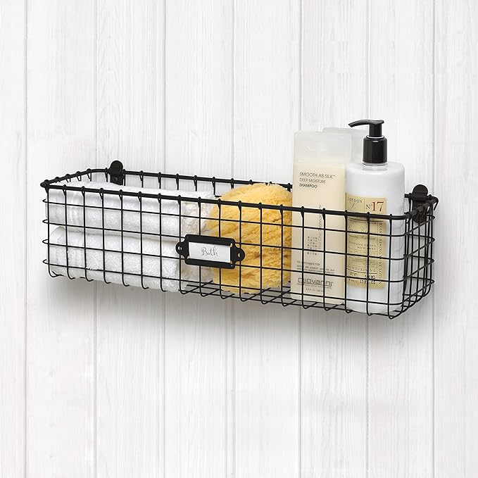 Spectrum Wall Mounted Wire Basket - Image 3