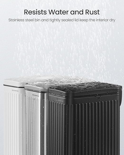 SONGMICS Bathroom Trash Can, 1.6-Gallon Trash Bin - Image 4