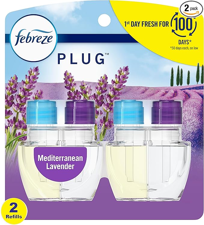 Febreze Odor-Fighting Fade Defy PLUG Air Freshener Refill, Mediterranean by Febreze