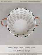Round Fabric Storage Bin, Decorative Basket, Organizer Basket - Image 4