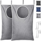 Lifewit 2 Pack Over Door Laundry Hamper, Large Collapsible Hanging Laundry by Lifewit