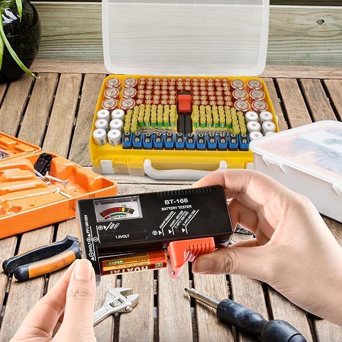 Battery Organizer Storage Holder Case - Image 7