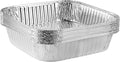 PLASTICPRO Disposable 8'' X 8'' X 2'' Inch Square Aluminum Tin Foil Baking Pans by PLASTICPRO
