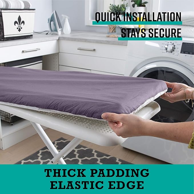 Simplify Ironing Board Cover and Pad | Silicone Coated | Scorch Resistant | - Image 4