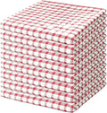 Nialnant 8 Pcs Kitchen Dish Rags, 100% Cotton Kitchen Towels Soft Absorbent by Nialnant