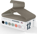 Neaties Heavy Duty Clothes Hangers 12 Pack – Made in The USA – 8lb Capacity by NeatiesHangers