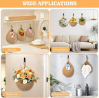 Hanging Fruit Baskets for Kitchen, 3 Pack Boho Wall Hanging Basket for Fruits & - Image 4