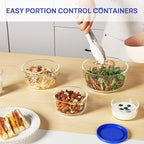 Vtopmart 4 Pack Glass Bowls - Image 3