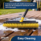 Yocada Double-Sided Floor Scrub Brush Triangle Brush Corner Crevice Cleaning - Image 4