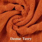 Jacquotha Orange Hand Towels Set of 2 - Image 5