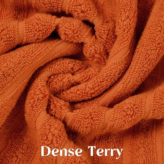 Jacquotha Orange Hand Towels Set of 2 - Image 5