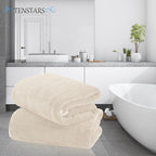 TENSTARS Silk Hemming Bath Towels - Image 3