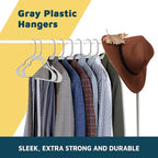 Lifemaster Plastic Clothes Hangers – Heavy Duty Hanger Set, - Image 9