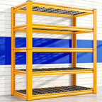 REIBII Garage Shelving Load 3200LBS, 5-Tier Storage Shelves, Adjustable Heavy Duty Metal Shelving Unit for Pantry, Basement, Warehouse, 72" H x 36" W x 16" D by REIBII