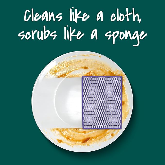 Scotch-Brite® Stay Clean Scrubbing Dish Cloths, Reusable and Long-Lasting Mesh - Image 5