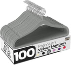 Utopia Home Velvet Hangers 100 Pack – Luxury Non-Slip Slim Pant & Coat Hangers by UTOPIAHOME