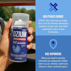 OZIUM® Air Freshener Odor Eliminator, 2oz Single Shot Total Air Refresh & Car - Image 4