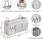 2pcs Large Wall Hanging Storage Bag, Door Closet Linen Fabric Pockets Organizer - Image 3