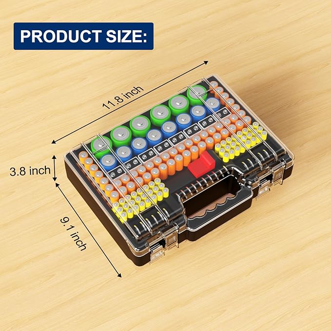 Battery Organizer Storage Holder Box Case - Image 4
