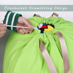 Cotton Canvas Laundry Bag with Handles & Drawstring Straps, Heavy Duty Extra - Image 3