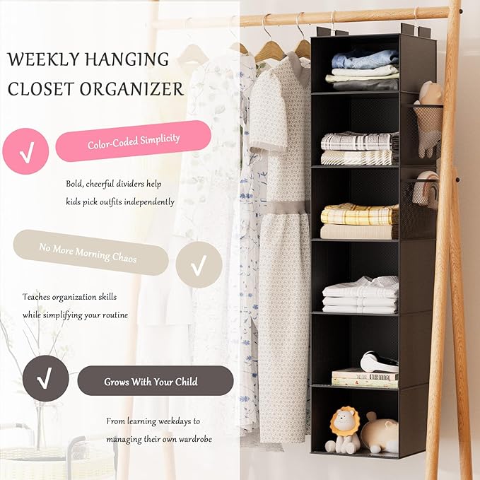 VERONLY Hanging Closet Organizer and Storage - Image 4