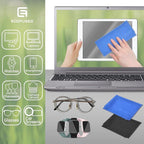 Eco-Fused Blue/Black Microfiber Cloth - Image 2