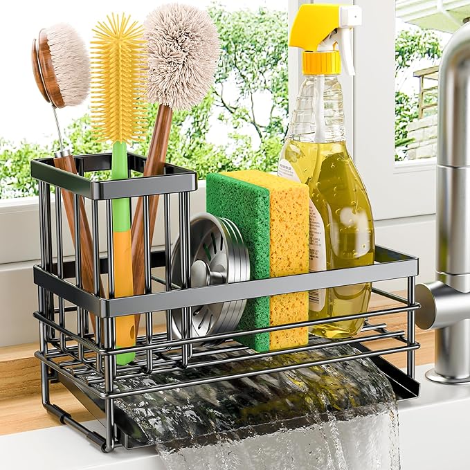 Cisily Sink Caddy Sponge Holder by CISILYHOMELIFE