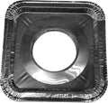 Aluminum Foil Square Gas Burner Disposable Heavy Thick Quality Bib Liners by CAVALIER