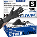 Medical Soft Max™ Black Nitrile Disposable Gloves, Latex-Free & Powder-Free by Supmedic