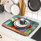 Spring Summer Floral Dish Drying Mat - Image 5