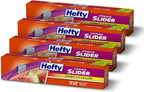 Hefty Slider Jumbo Storage Bags, 2.5 Gallon Size by Hefty