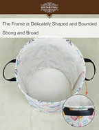 HUNRUNG Laundry Hamper, Large Canvas Fabric Lightweight Storage Basket Toy - Image 5