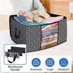 Direct 100L, 6 Pack, Storage Containers, Large Clothes Storage Bins Foldable - Image 5