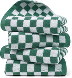Jacquotha Green Hand Towels 4 Pack, Cotton Decorative Bathroom Hand Towel & by Jacquotha