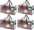 VENO 4 Pack Moving Bags, Comforter and Blanket Storage Bags by Veno