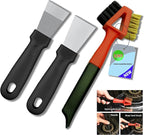 3Pcs, Brass Brush, Wire Brush, Metal Brush, Nylon Brush, Rust Cleaner by ZCircle