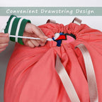 Cotton Canvas Laundry Bag with Handles & Drawstring Straps, Heavy Duty Extra - Image 3