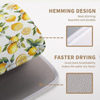 Lemon Dish Drying Mat Spring Summer Kitchen Dish Drying Pad Absorbent Drying Mat - Image 3