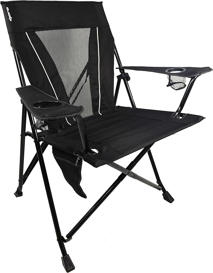 Kijaro XXL Dual Lock Portable Camping Chair - Supports Up to 400lbs - Enjoy The Outdoors in a Versatile Folding Sports & Outdoor Chair by Kijaro