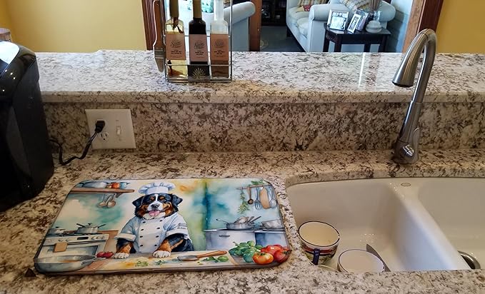 Caroline's Treasures DAC6207DDM Bernese Mountain Dog The Chef Dish Drying Mat - Image 2