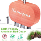 Cedar Wooden Belt Hanger, Belt Organizer - Image 2