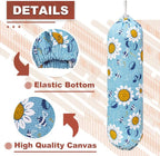 Plastic Bag Holder, Wall Mount Plastic Bag Organizer, Washable Large Grocery - Image 3