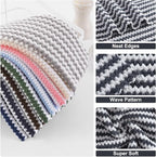 Homaxy 12 Pack Kitchen Dish Cloths, Ultra Soft and Absorbent Dish Towels - Image 2