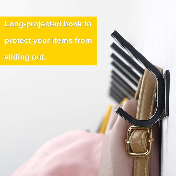 WEBI Coat Rack Wall Mounted, 24 Inch 8 Hooks - Image 5