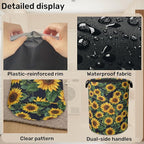 Sunflower Laundry Basket with Handles - Image 5