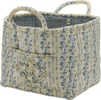 Quilted Fabric Storage Basket by Unknown