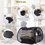 Collapsible Laundry Basket, 90L Foldable Pop-up Laundry Hamper - Image 7
